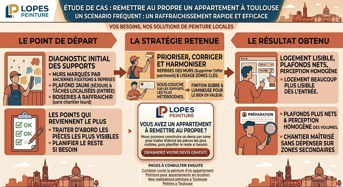 Etude de cas : renovation d'un appartement a Toulouse